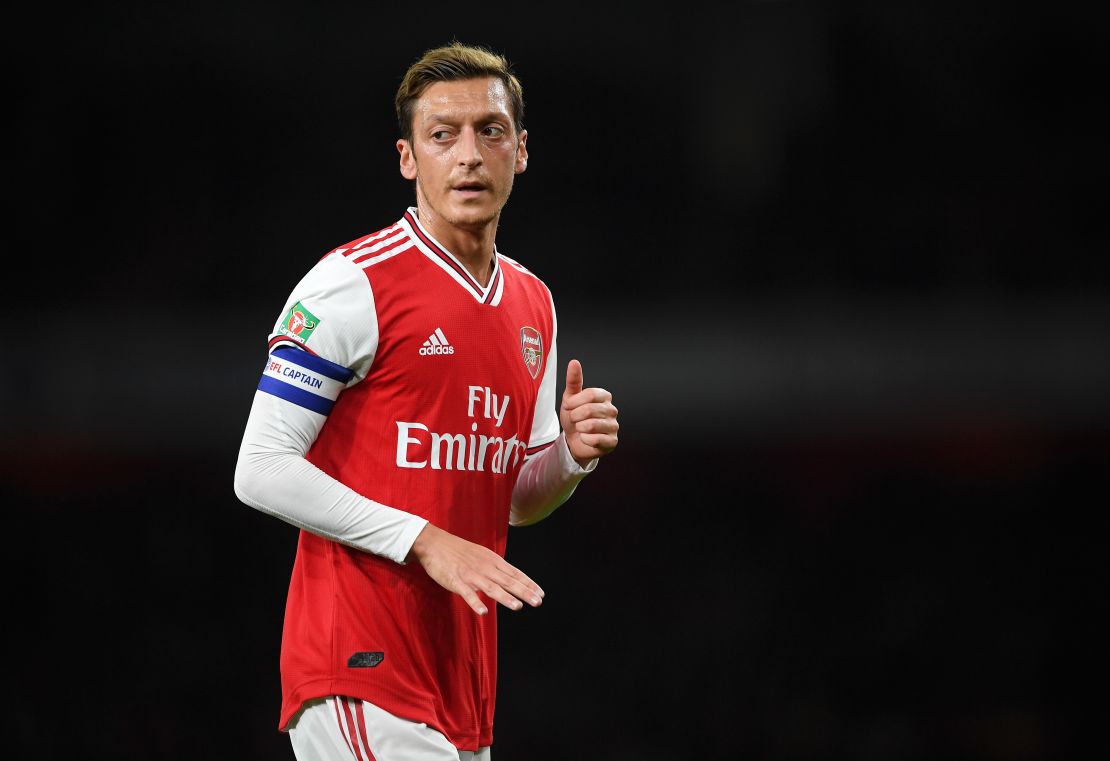 Mesut Ozil has fallen down the pecking order at Arsenal in recent years. 
