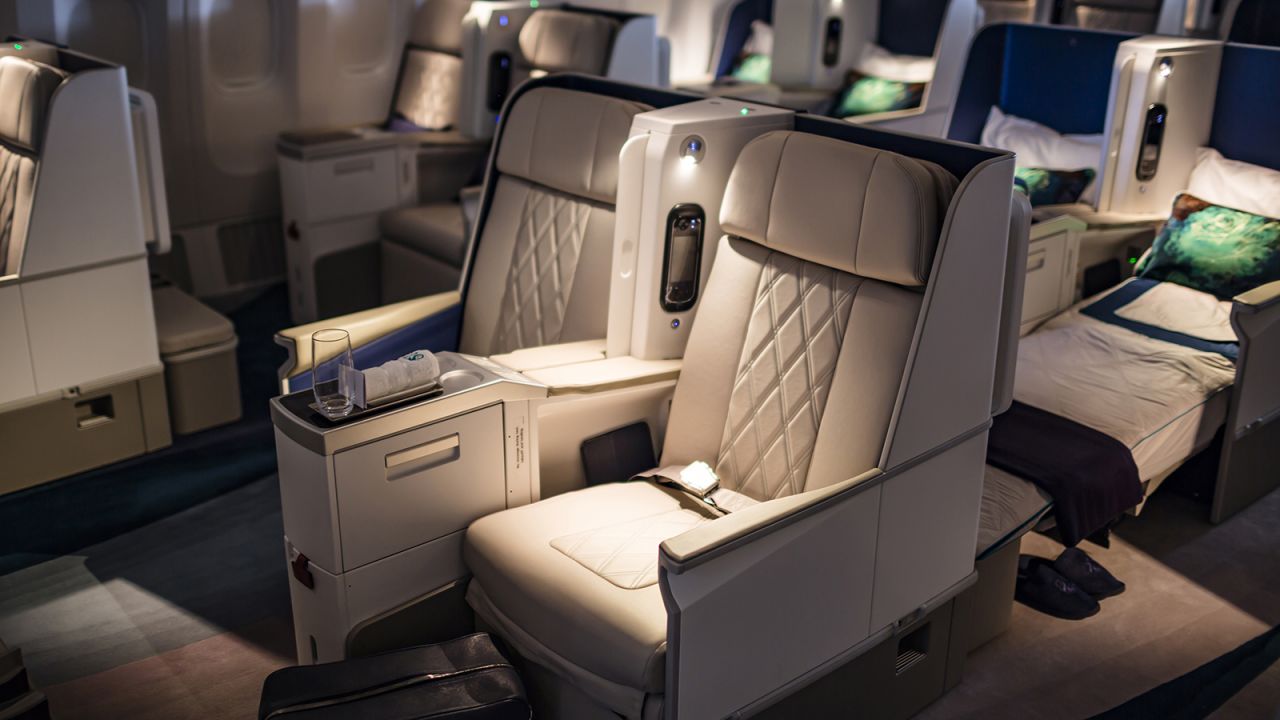 <strong>Spacious:</strong> There are 88 fully reclining seats, as opposed to the 300 or so seats a Boeing 777 will typically hold. 
