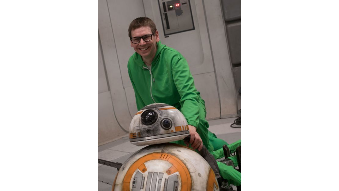 Brian Herring with BB-8.
