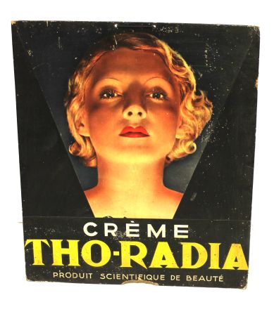 The Tho-Radia facial cream claimed to be based on a formula by one Dr. Alfred Curie. Although he actually existed and was a real doctor, he had no relation to the famous Curie family of physicists and chemists, who won four Nobel Prizes in total.