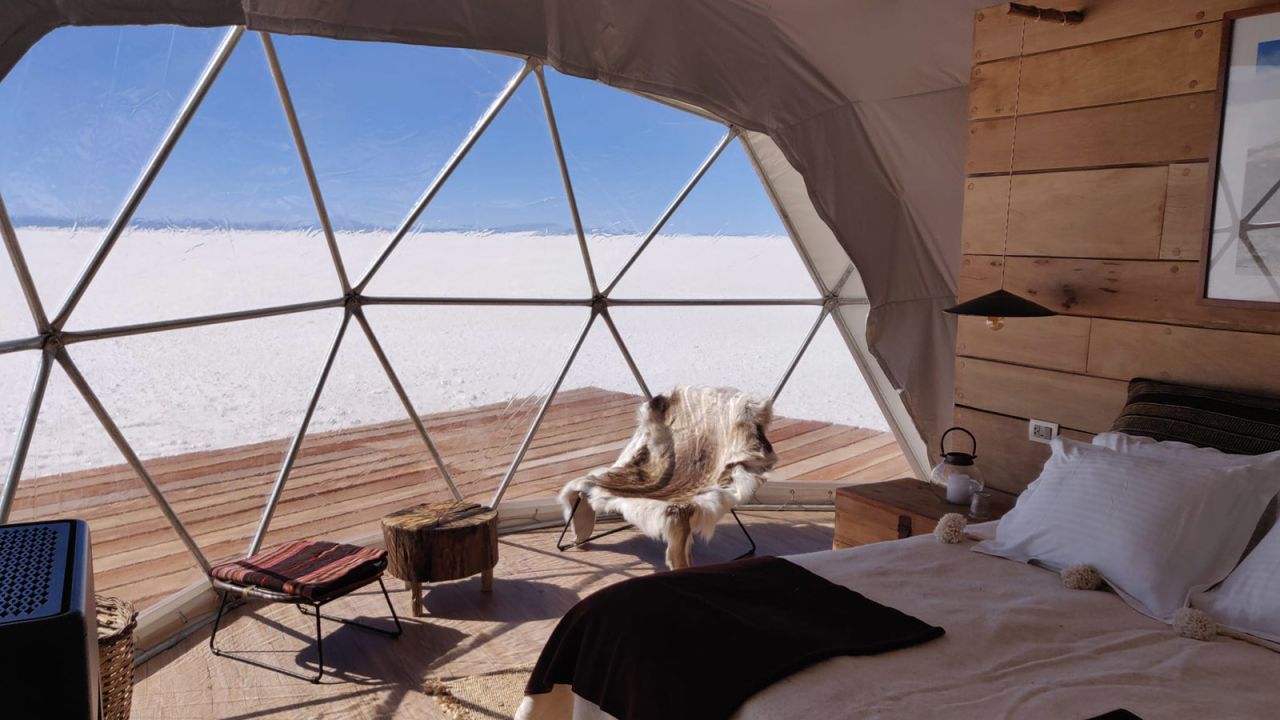 <strong>Kachi Lodge, Bolivia: </strong>These geodesic domes on the Uyuni Salt Flats have bohemian-chic interiors, plush beds and huge bay windows that offer excellent star-gazing.