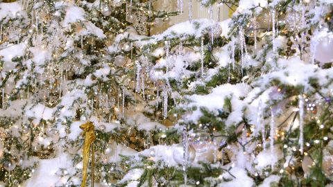Flocked trees may be pretty ... but usually end up in a landfill.