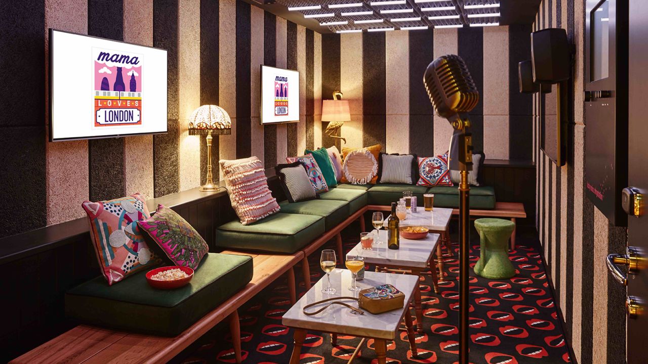 Mama Shelter has two karaoke rooms for hotel guests and the public to enjoy. 