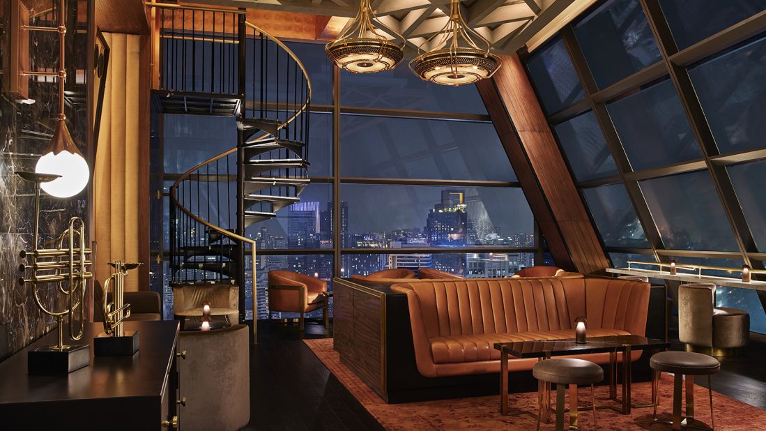 <strong>Rosewood Bangkok, Thailand:</strong> Lennon's, a speakeasy-style bar on the top floor of the newest Rosewood hotel, has a vinyl collection of 6,000 records for guests to browse and play. 