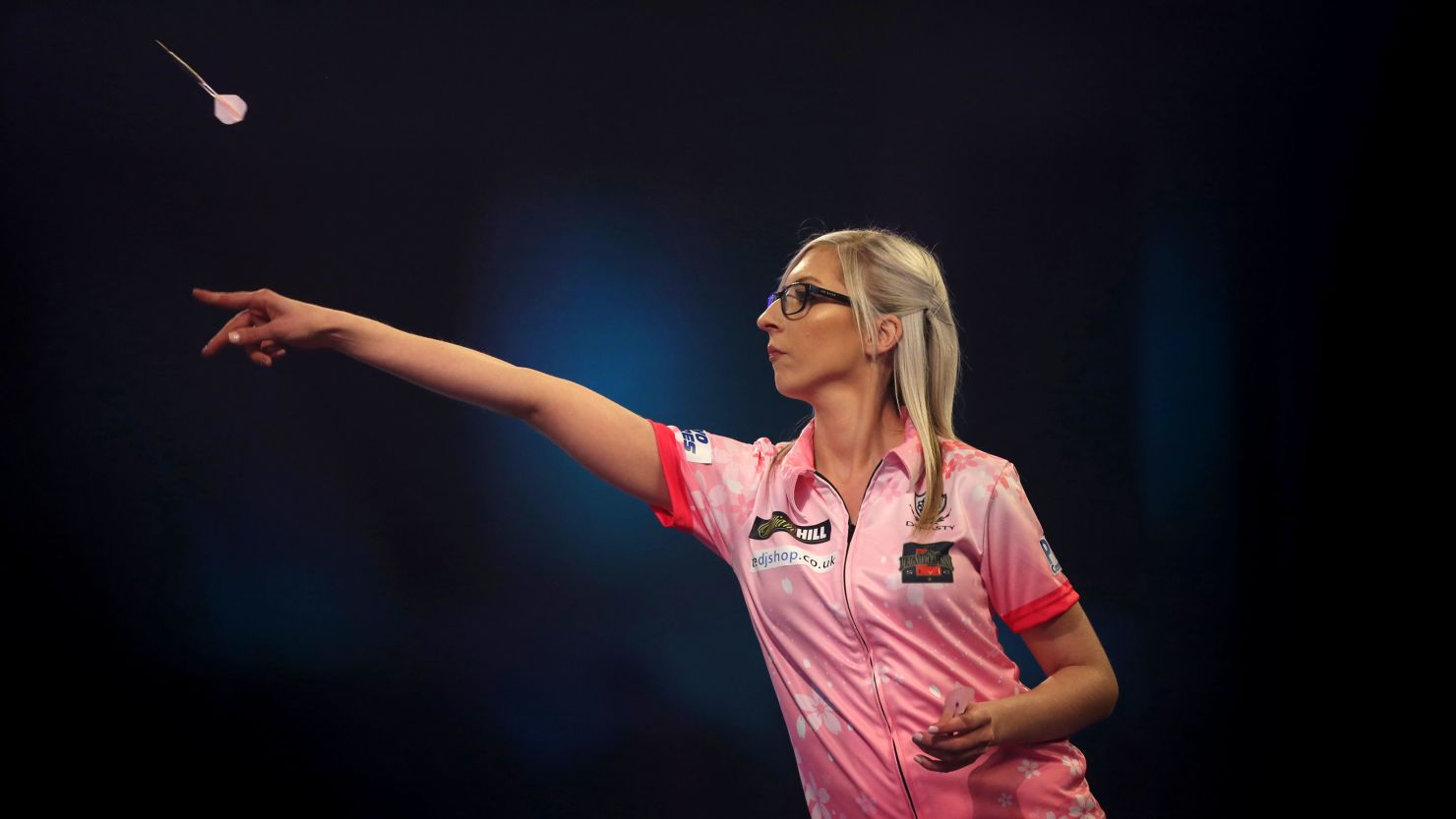 Fallon Sherrock made history when she beat Ted Evetts in a World Darts Championship match on Tuesday.
