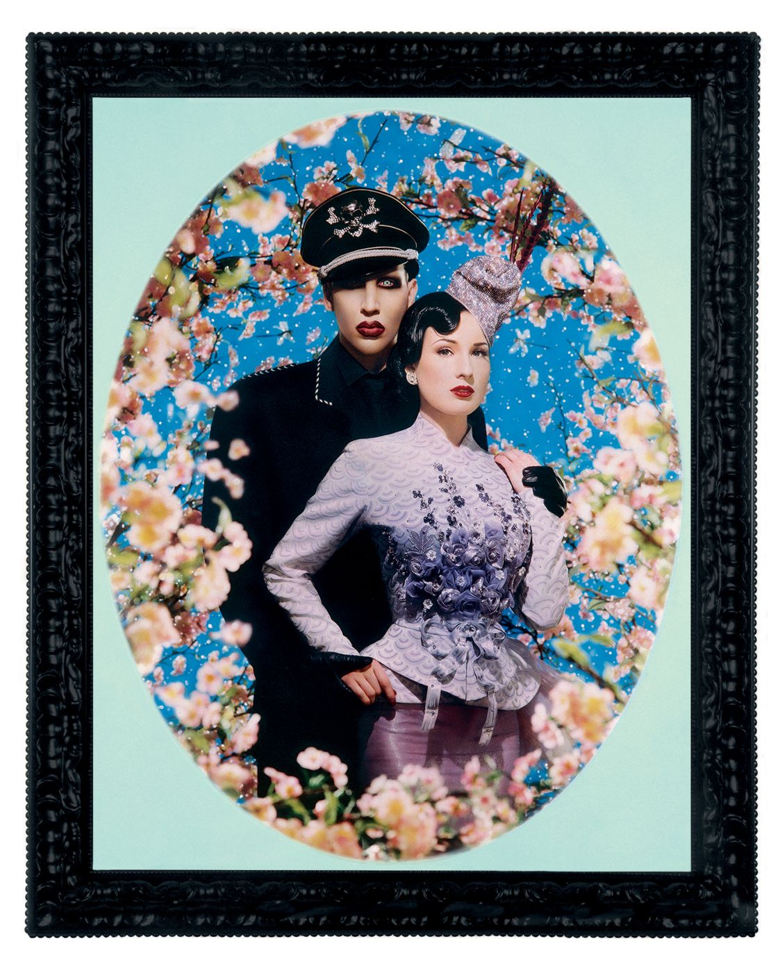 "Le Grand Amour," (Marilyn Manson and Dita von Teese), from the Pinault Collection.