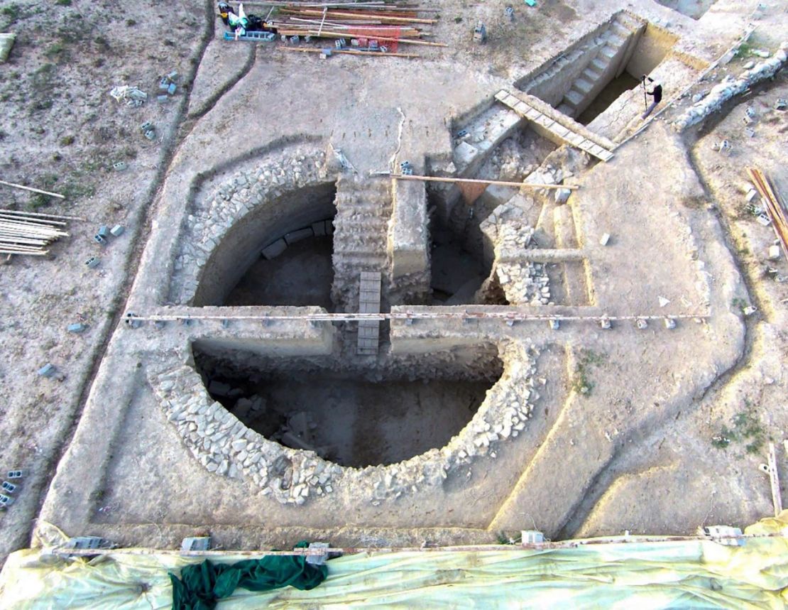 The archaeologists discovered two Bronze Age tombs near the grave of the "Griffin Warrior" in Pylos, Greece. 