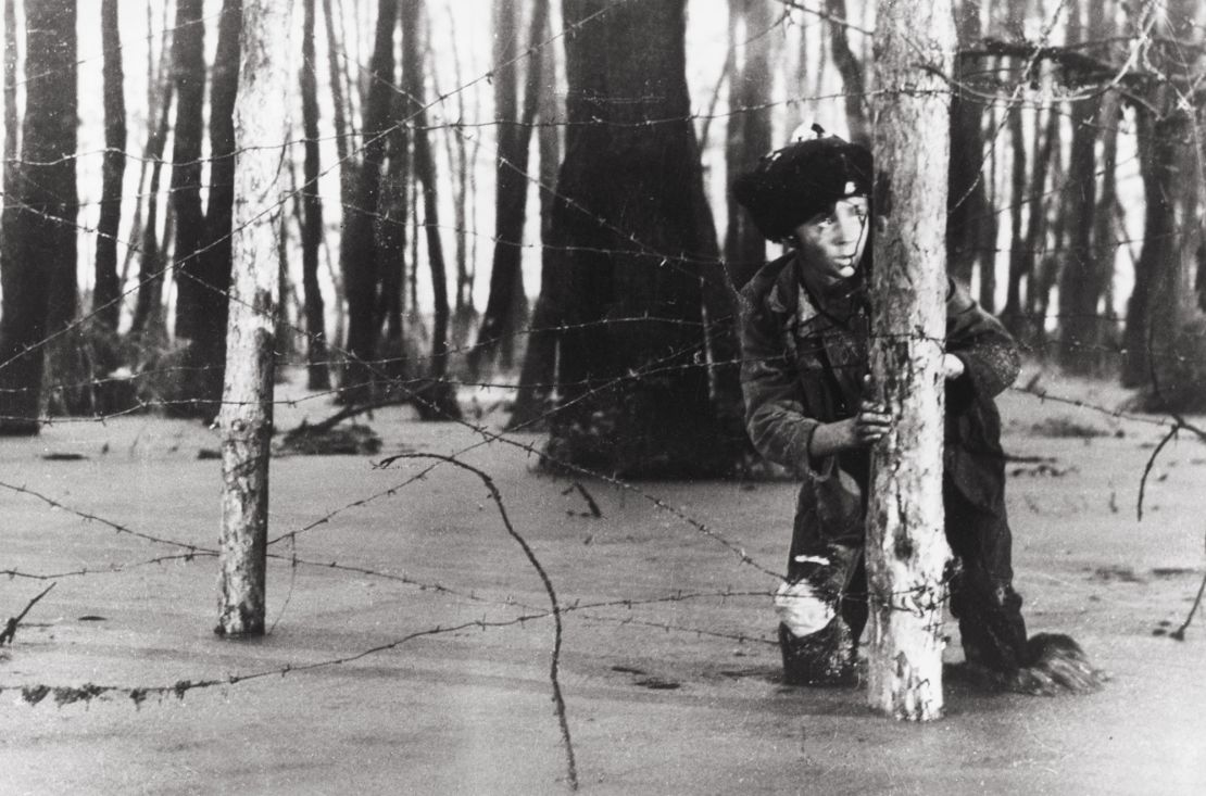 Nikolai Burlyayev, the youthful lead in Andrei Tarkovsky's debut feature 
"Ivan's Childhood" (1962).