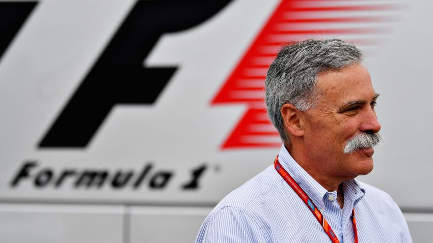 NORTHAMPTON, ENGLAND - JULY 14:  Chase Carey, CEO and Executive Chairman of the Formula One Group looks on in the Paddock during practice for the Formula One Grand Prix of Great Britain at Silverstone on July 14, 2017 in Northampton, England.  (Photo by Dan Mullan/Getty Images)