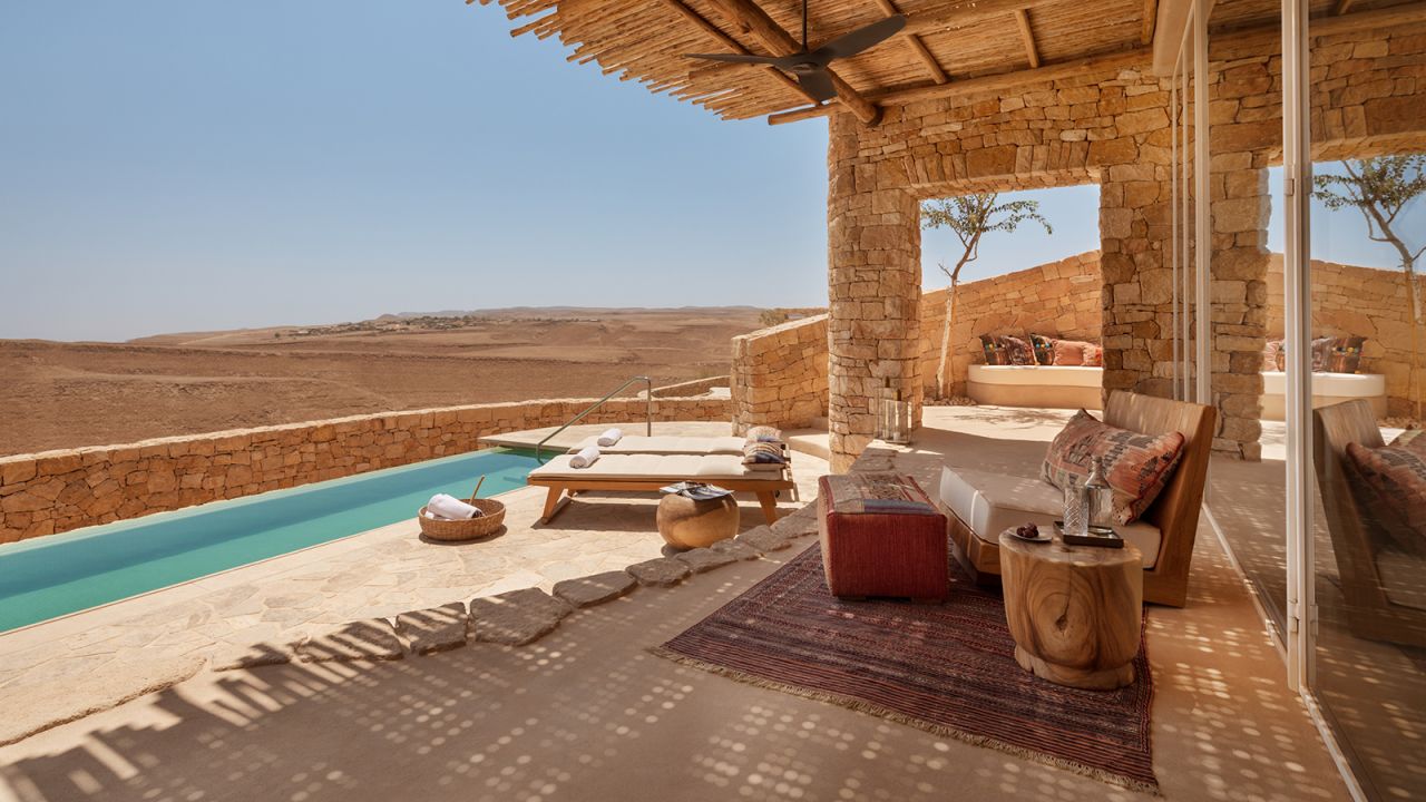 <strong>Six Senses Shaharut, Israel: A</strong>atop a cliff in Israel's rugged Negev Desert, the Six Senses Shaharut  -- opening in Spring 2020 -- is the perfect destination for the intrepid luxury traveler.