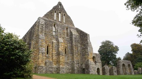 The ruins of Battle Abbey, the widely accepted location of the Battle of Hastings in 1066. 