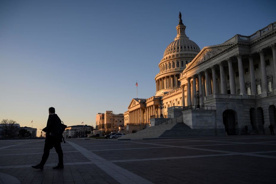 The US Capitol on Wednesday morning.