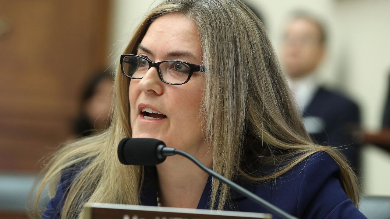 Rep. Jennifer Wexton, a Democrat from Virginia questions, speaks during a hearing on Capitol Hill in Washington, DC in May 2019. 