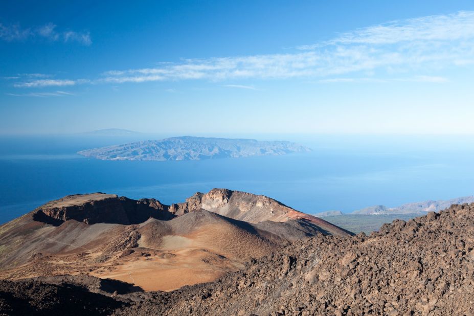 <strong>View of the islands:</strong> A clear day in Teide National Park on Tenerife means views to the islands of La Gomera and El Hierro.   