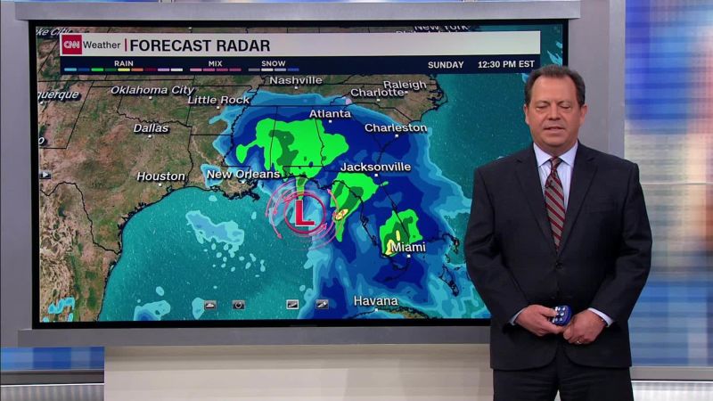 Gulf Coast Storm: Widespread Rain Will Soak The South | CNN