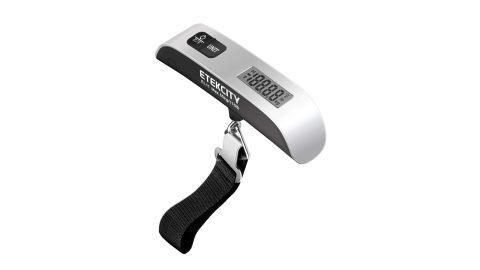 underscored luggage scale