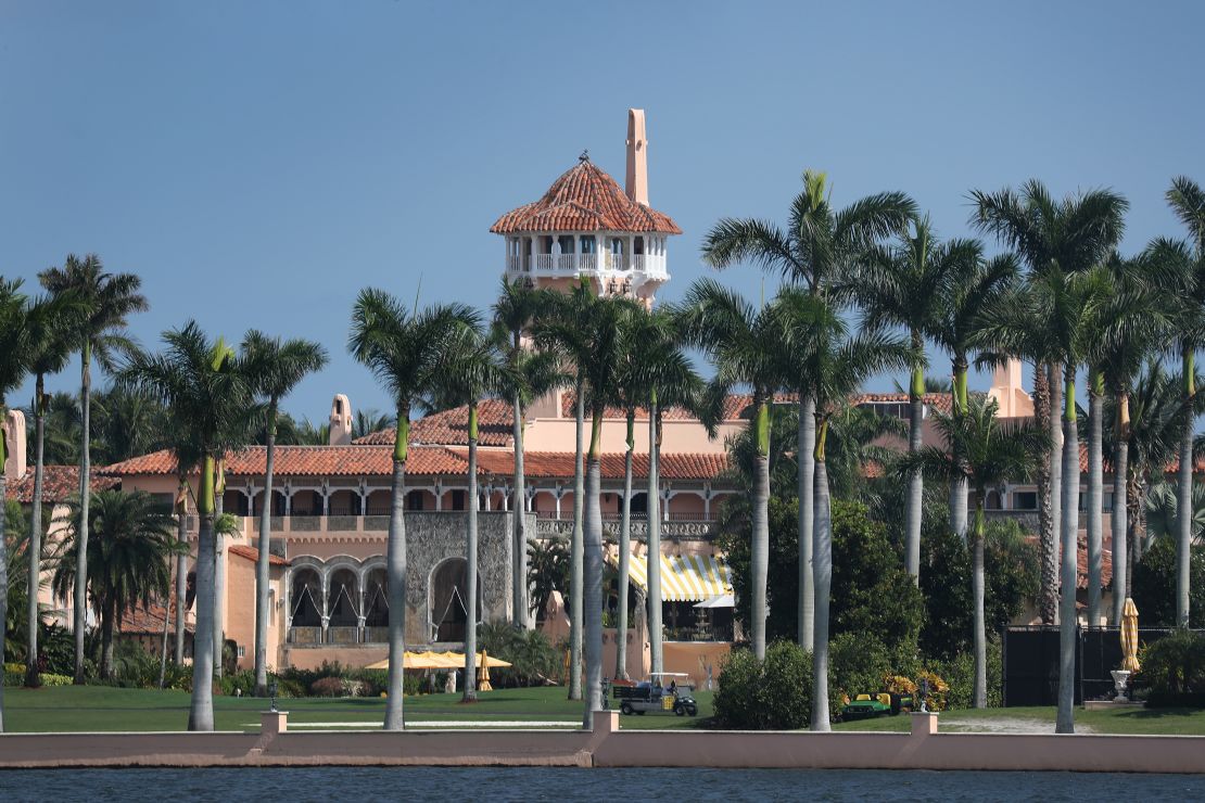 President Donald Trump's Mar-a-Lago resort is seen on November 1, 2019, in Palm Beach, Florida.