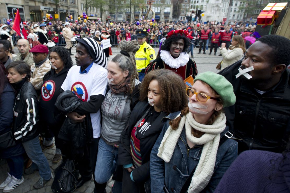 Many in Holland have started protesting against the 'Black Pete' character. 