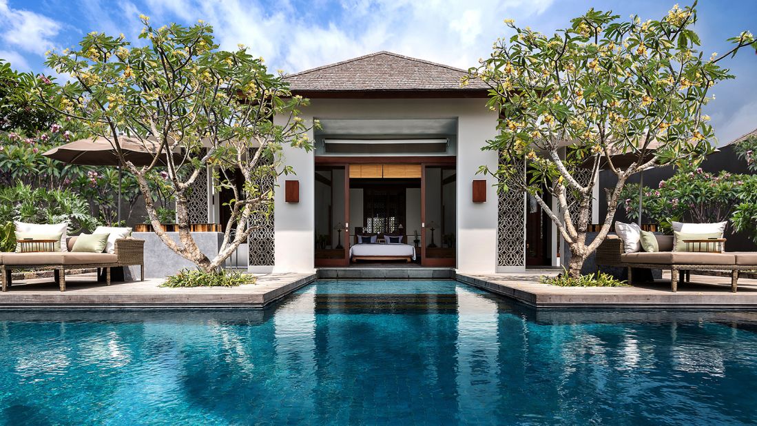 <strong>The Legian Sire, Lombok, Indonesia: </strong>The boutique suite and villas at the resort start from 1,200-square-feet in size and overlook the ocean. 