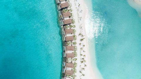 InterContinental Maldives - Aerial View Lagoon Villas