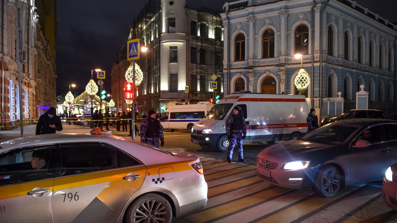 The FSB said it had "neutralized" the gunman who opened fire in central Moscow.