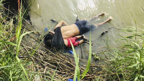 The bodies of Salvadoran migrant Oscar Alberto Martínez and his nearly 2-year-old daughter, Angie Valeria, lie on the bank of the Rio Grande near Matamoros, Mexico, in June 2019. They drowned trying to cross the river to Brownsville, Texas. <a href="https://www.cnn.com/2019/06/26/politics/mexico-father-daughter-dead-rio-grande-wednesday/index.html" target="_blank">The shocking image</a> was a grim reminder of the dangerous journey migrants take to get to the United States.