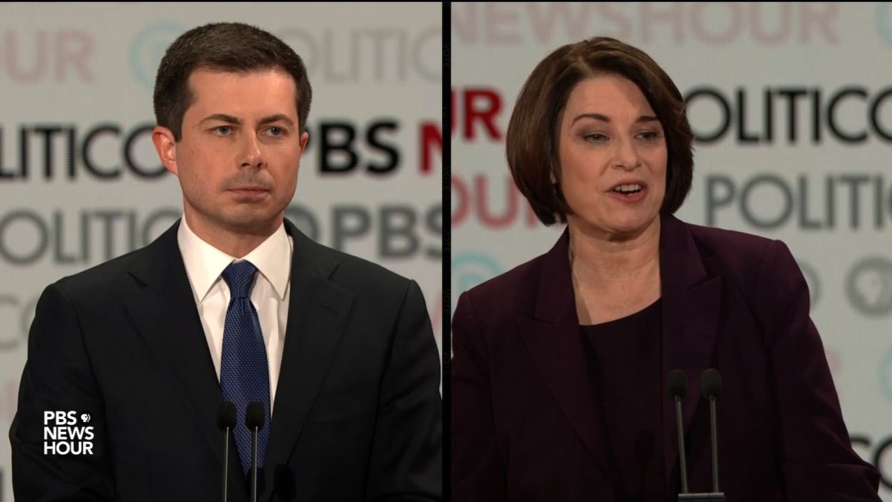 buttigieg/klobuchar split