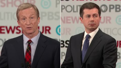 tom steyer pete buttigieg screengrab