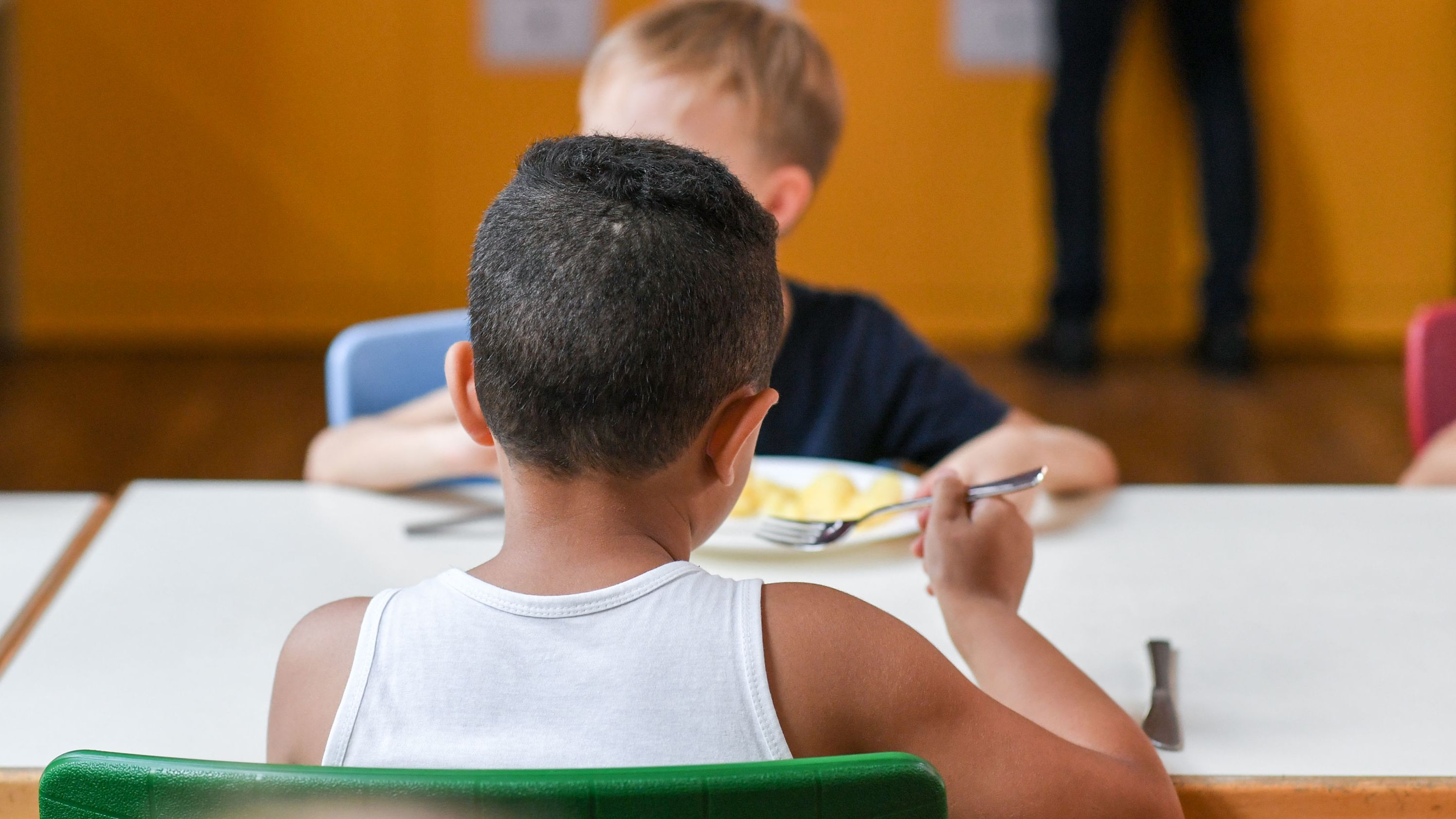 School lunches are a a reliable source for food for homeless students.