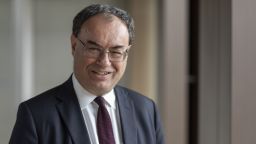 Andrew Bailey, chief executive officer of Financial Conduct Authority, poses for a photograph  in London, U.K., on Monday, Sept. 16, 2019. 