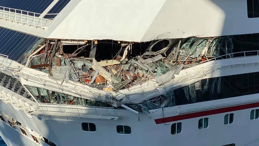 Two Carnival cruise ships collided on Friday.