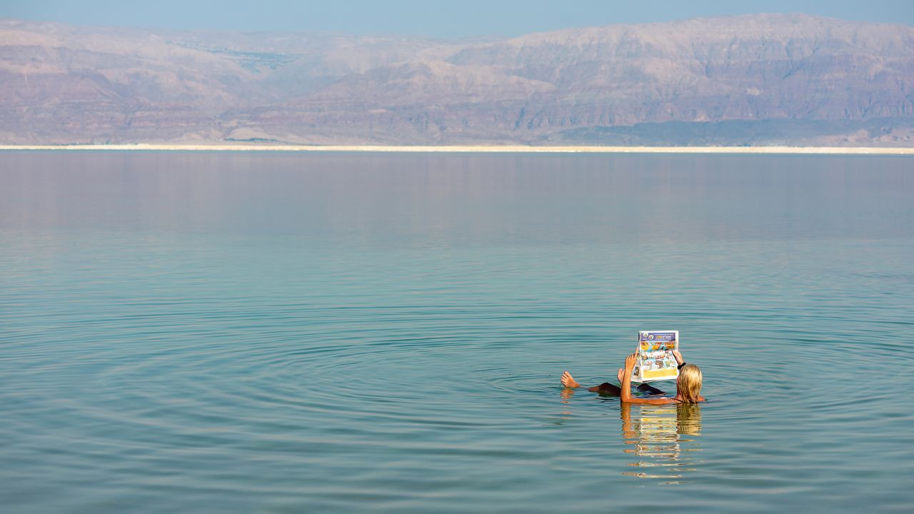 Float your worries away. The Dead Sea is the perfect spot to relax during a tour of the Middle East.