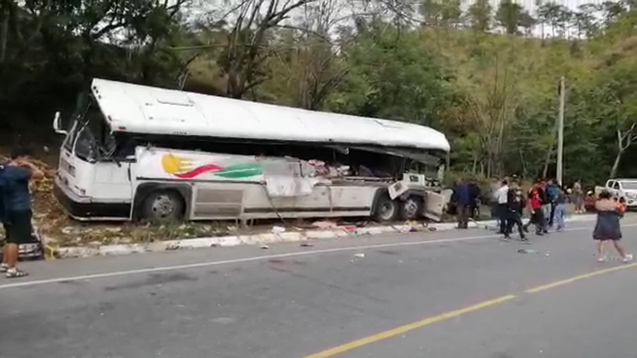 At least 21 people were killed in a bus crash in eastern Guatemala on Saturday, officials said.