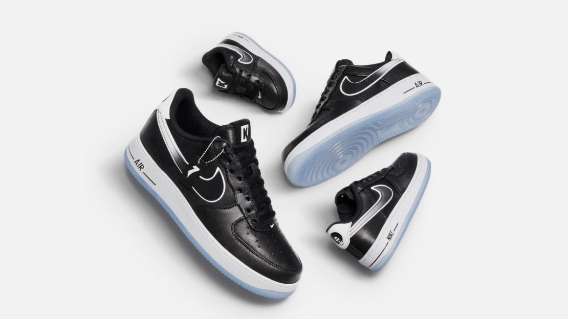 Nike Air Force 1 Low '07 – Black – Ink – Perf Swoosh 