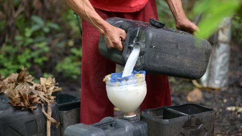 Lambanog, is distilled from coconut sap and has an alcohol content of 40% to 45% by volume.