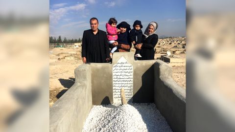 Ahmad and Hamisha Tassangwal took their son's body back to Kabul where he was buried on November 1.