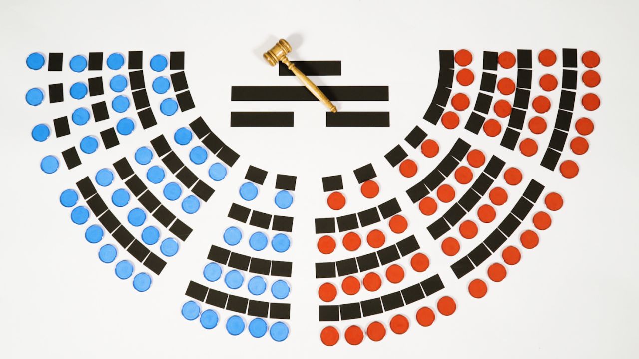 Senate floor impeachment trial diagram