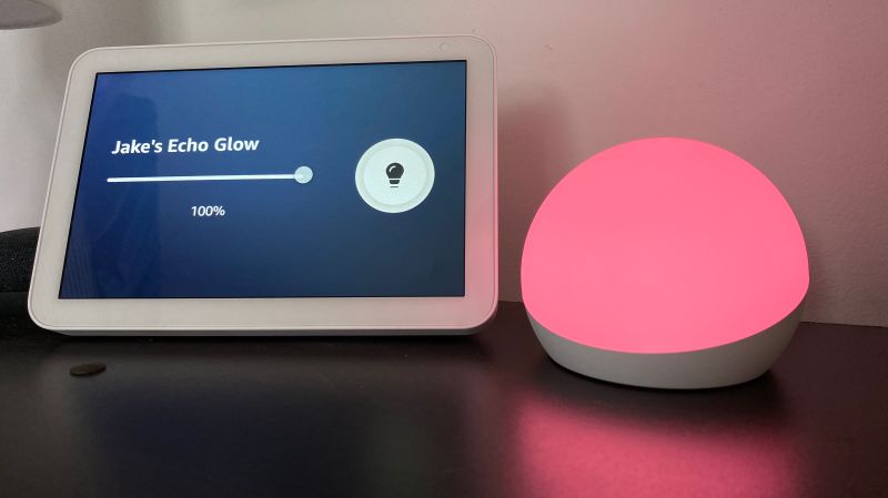 echo glow smart lamp