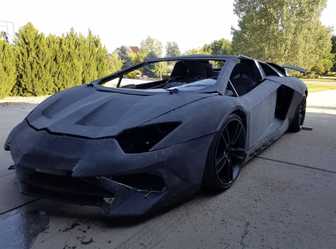 An actual Lamborghini Aventador costs nearly $500,000.