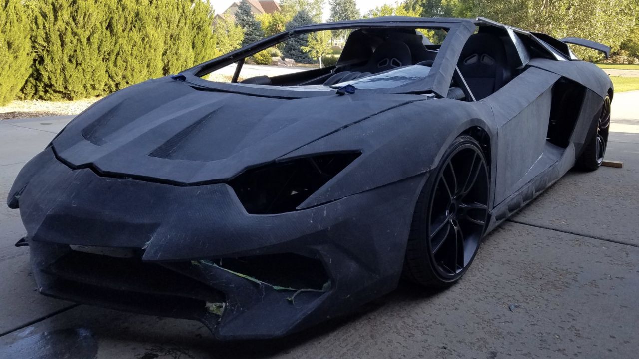 An actual Lamborghini Aventador costs nearly $500,000.