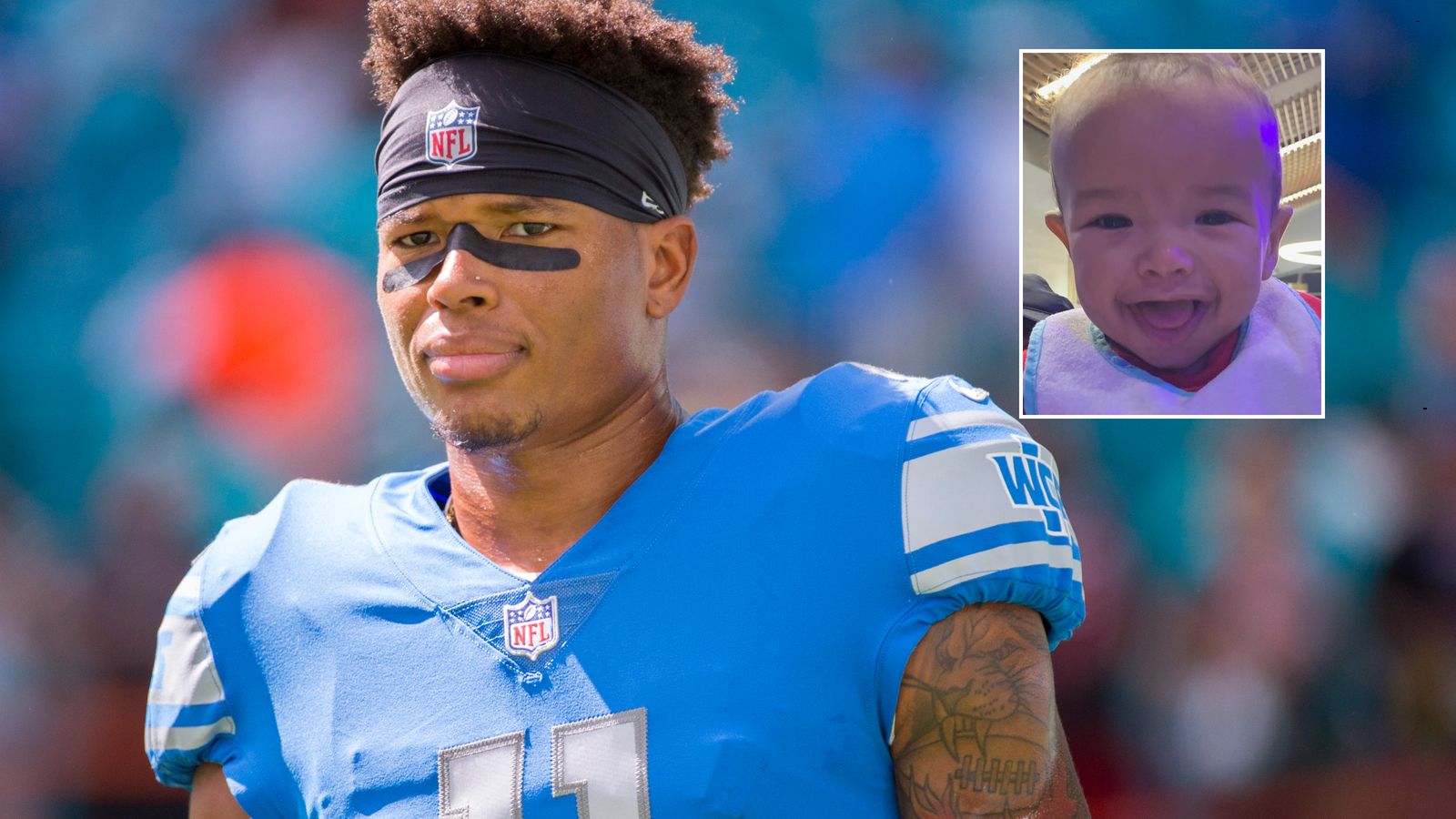 Marvin Jones: Detroit Lions wide receiver says his infant son Marlo has  died