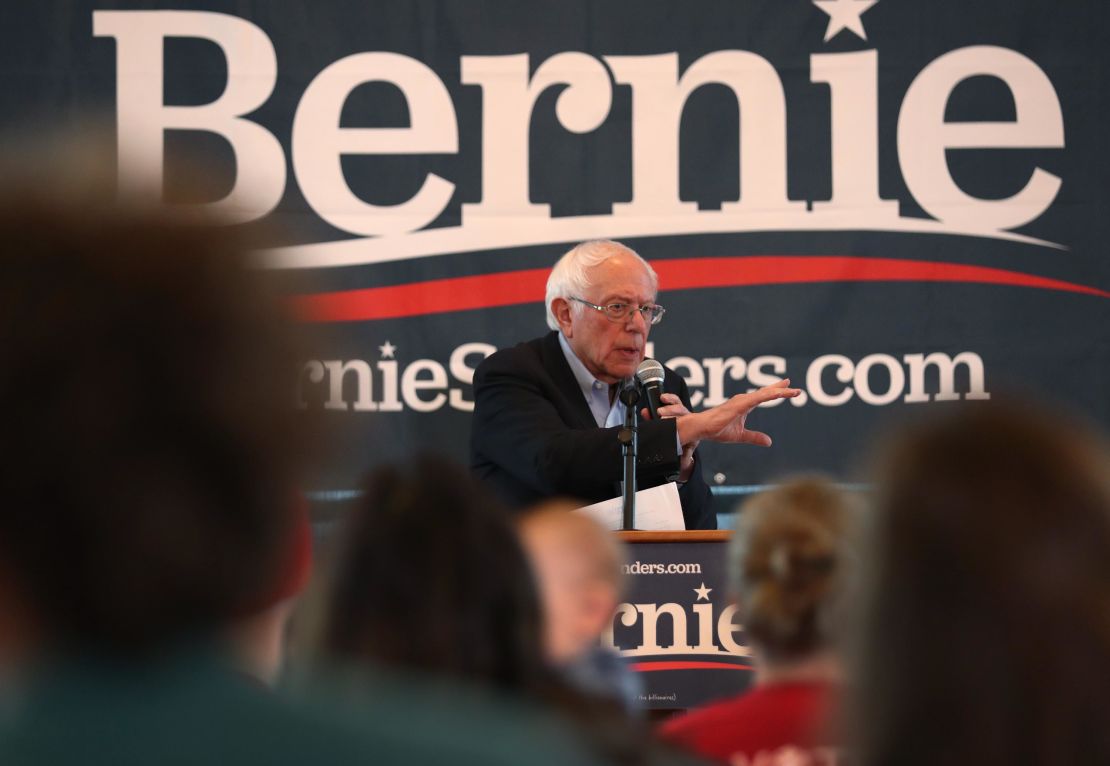 Democratic presidential candidate Sen. Bernie Sanders (D-VT) speaks during a campaign event at NOAH's Events Venue on December 30, 2019 in West Des Moines, Iowa.