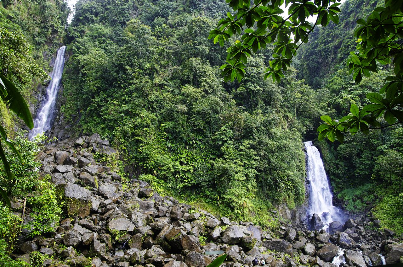 <strong>Dominica, for lush natural beauty: </strong>Known as the "Nature Island," Dominica is blanketed with foliage, rivers and waterfalls.