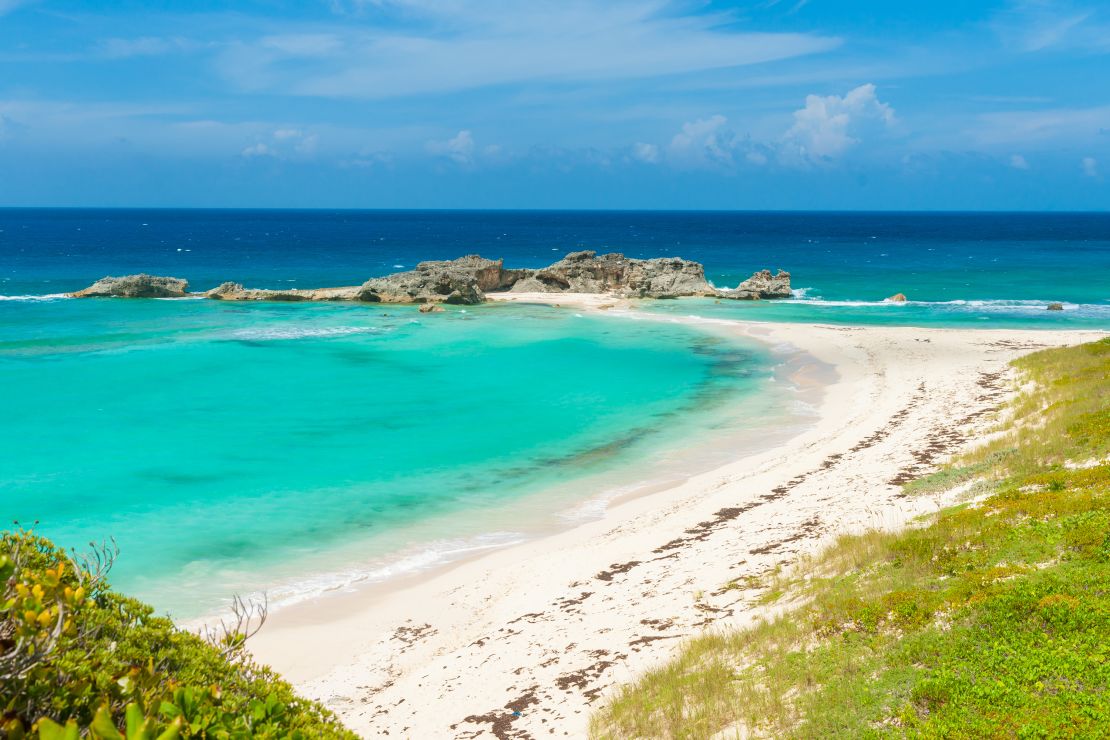 Mudjin Harbor Beach in Middle Caicos is a spectacular spot for relaxation.