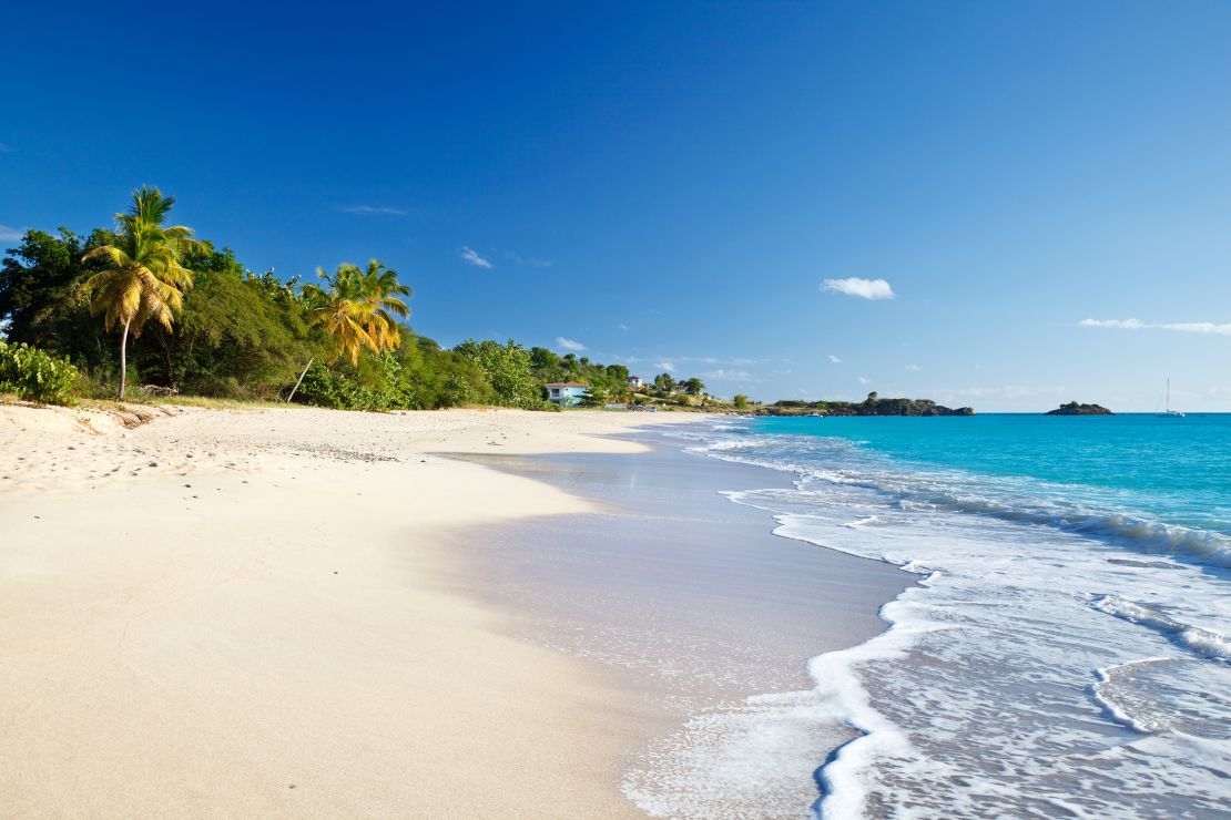 Antigua is known for an incredible array of beaches, including Turners Beach above.