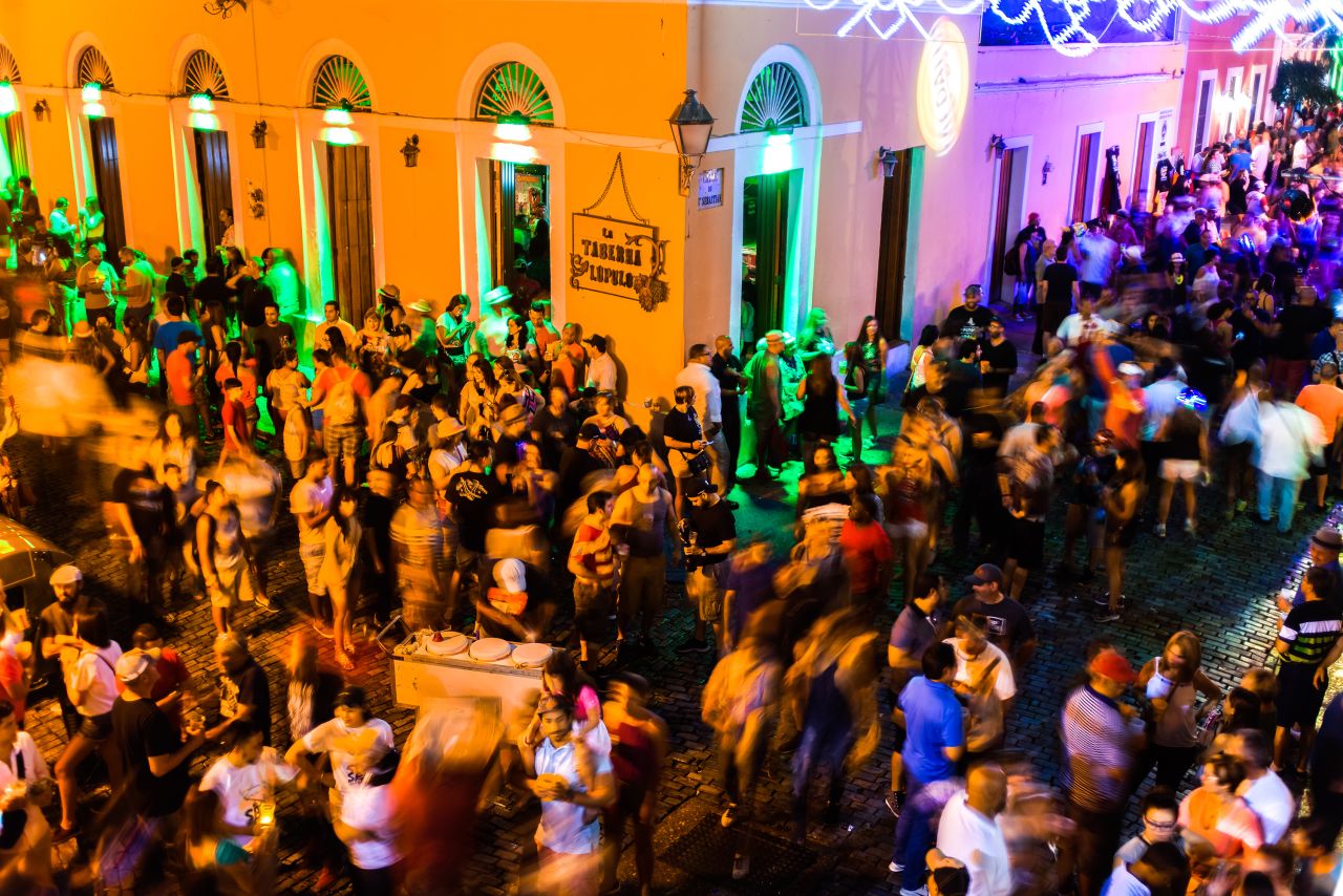 It's not hard to find a party in Puerto Rico.