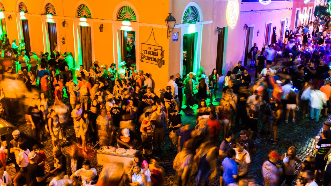 It's not hard to find a party in Puerto Rico.