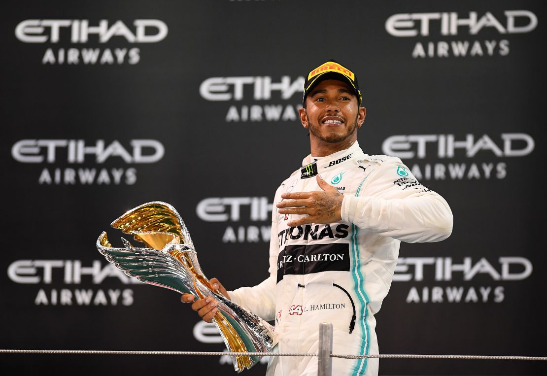 Lewis Hamilton capped his sixth F1 world title in 2019 with a stunning victory for Mercedes at the Abu Dhabi Grand Prix.