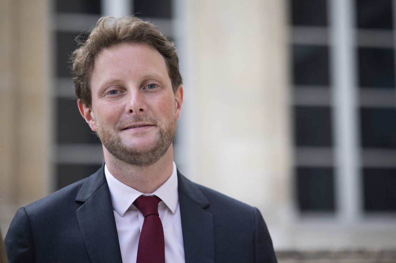 French Junior Minister for European Affairs Clement Beaune arrives at the French National Assembly in Paris, France, on June 20.