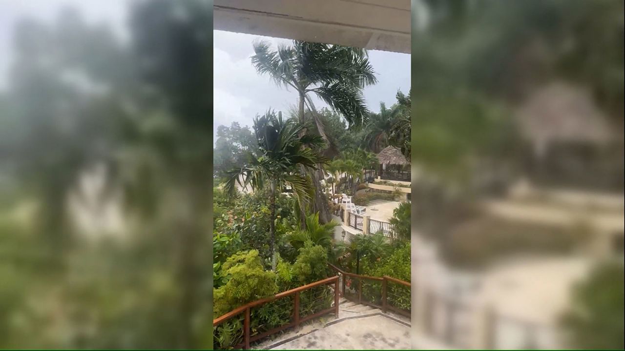 Robert Pfeifer shared video from the Sandals Ochi resort in Ocho Rios on the north coast of Jamaica